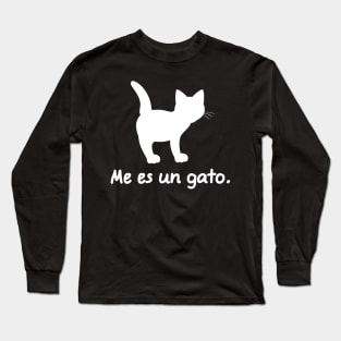 I'm A Cat (Lingua Franca Nova) Long Sleeve T-Shirt